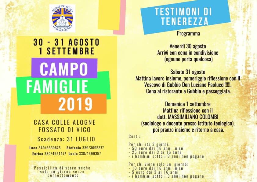 Campo Famiglie 2019